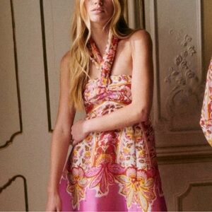 Sezane Rosabella Laguna Mini Dress